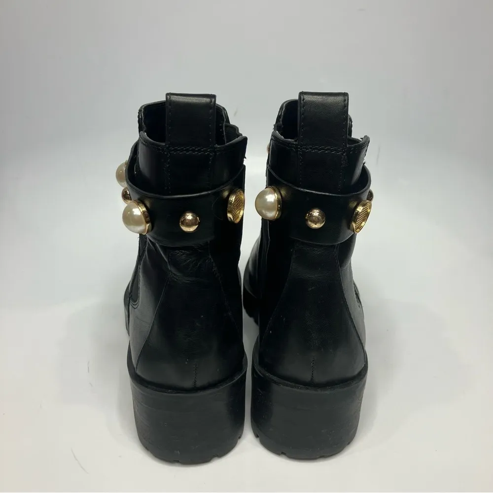 Karl Lagerfeld Paris pola lug sole boots Chelsea pull on boots size 8 - Image 7