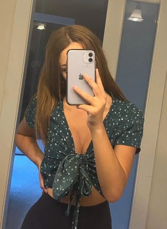 Brandy Melville Wrap Top - Image 2