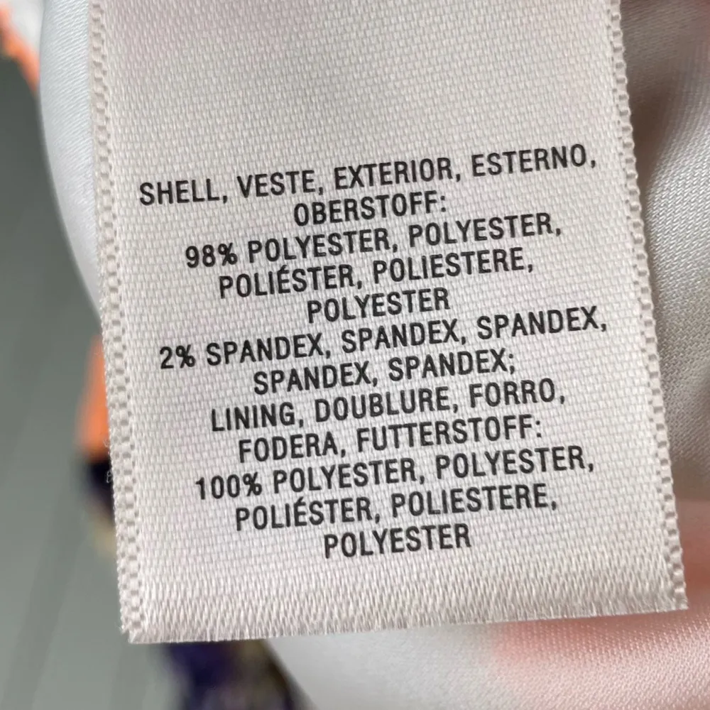 Maeve Anthropologie Neon Floral Printed Fit and Flare Dress Pebble Texture 4P - Image 8