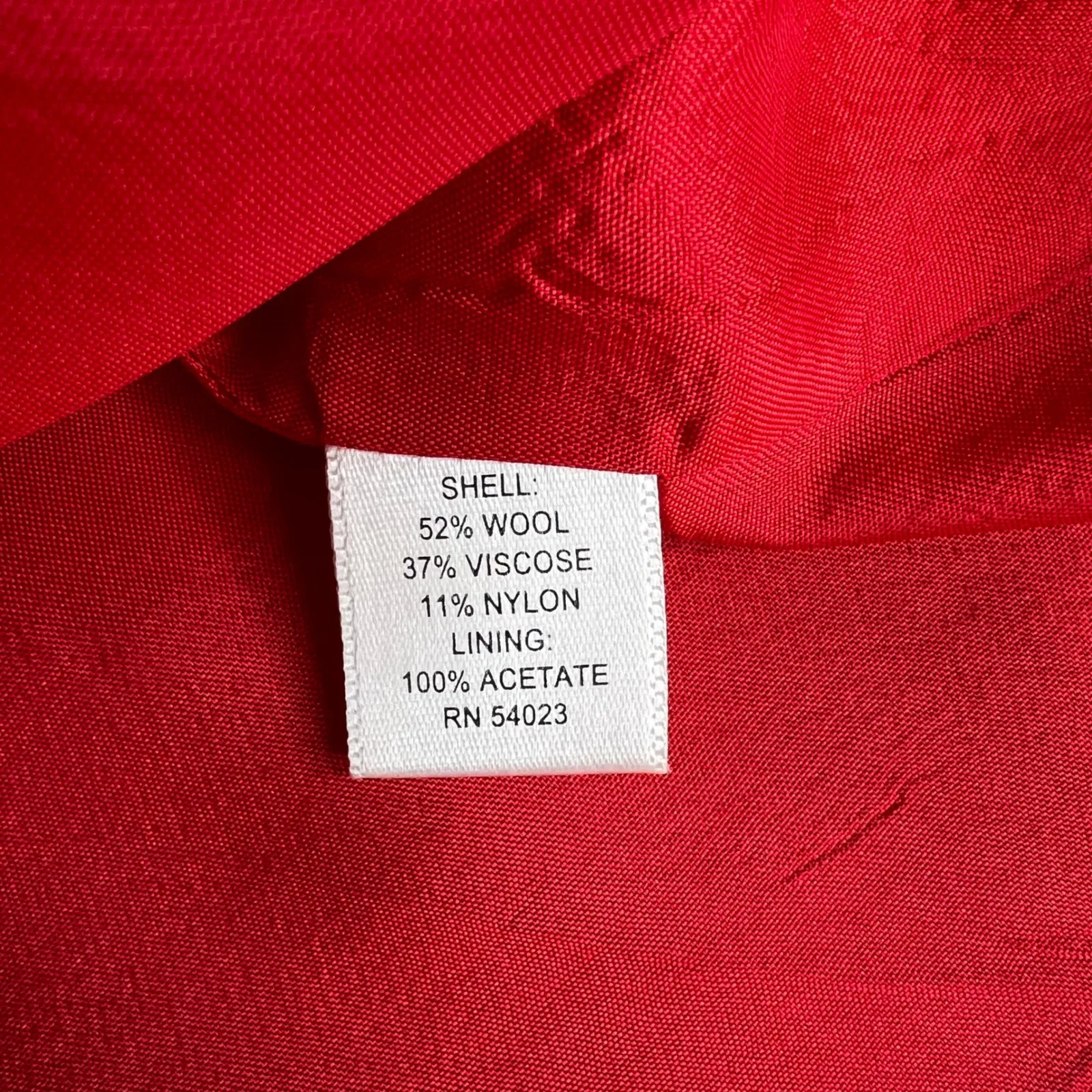 Banana Republic Orange Pleated Flared Skirt Women's Size 6 Wool Blend Academia - Image 5