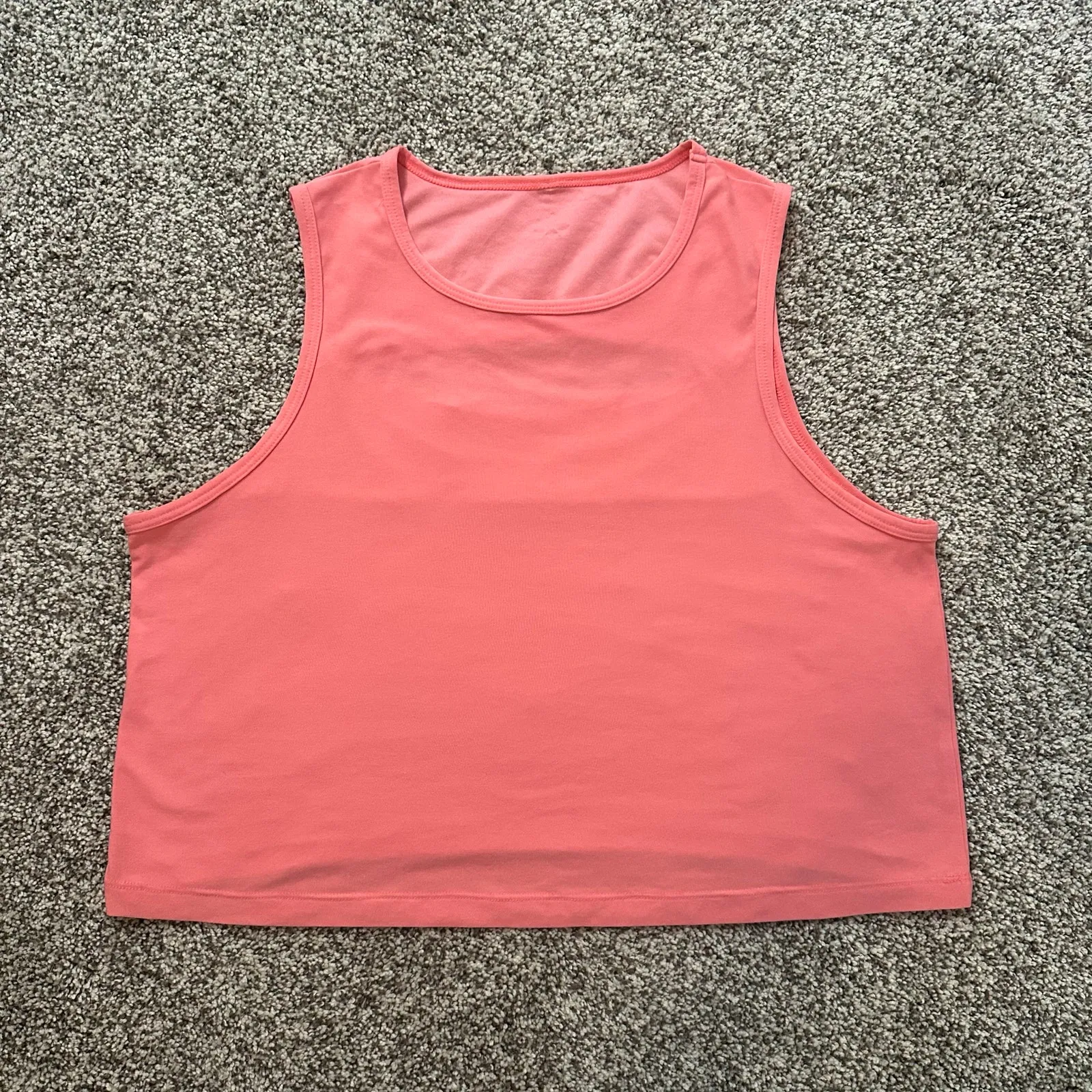 Beyond Yoga bright pink sleeveless cut-out back tank top - Image 6