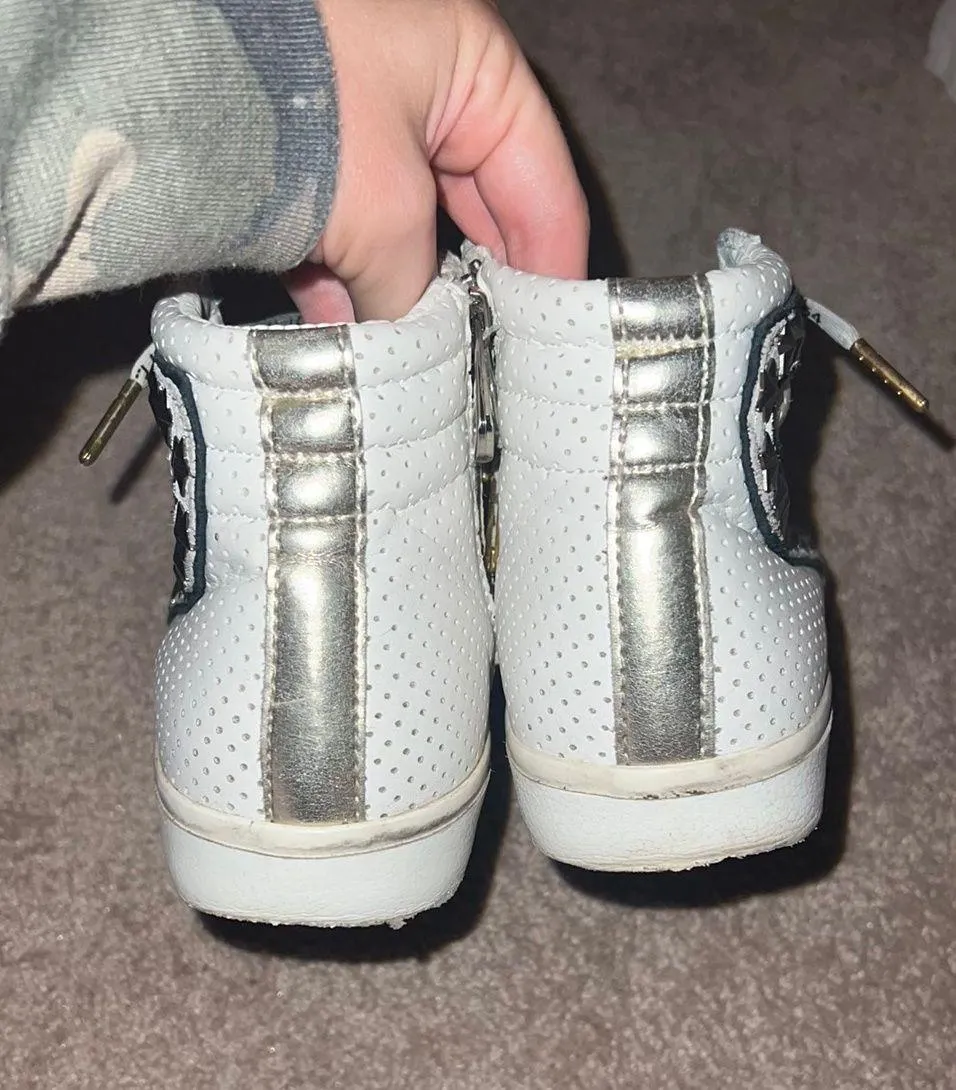 Vintage Havana Studded High Top Sneakers - Image 4