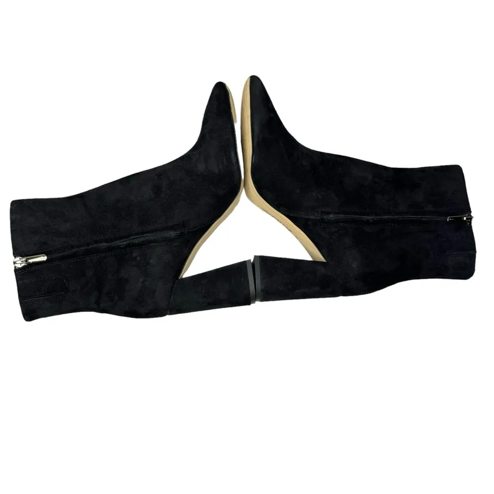 Sam Edelman Codie Ankle Bootie Black Suede Leather 10 - Image 5