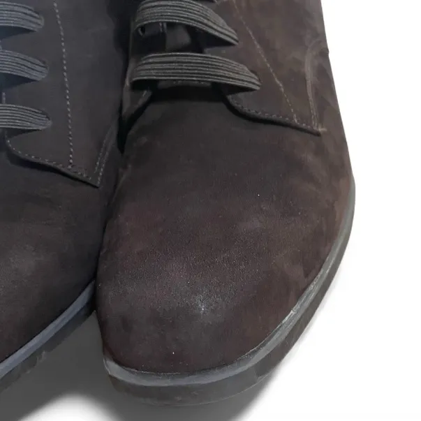 Aerosoles Brown Leather Booties Women’s size 8 Faux Lace Whimsigoth Fairy - Image 7