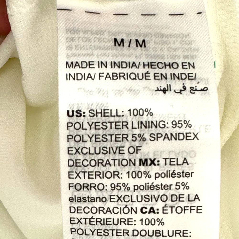 White House Black Market | Medium | White Lined Floral-Embellished Cami Tank Top - Image 9