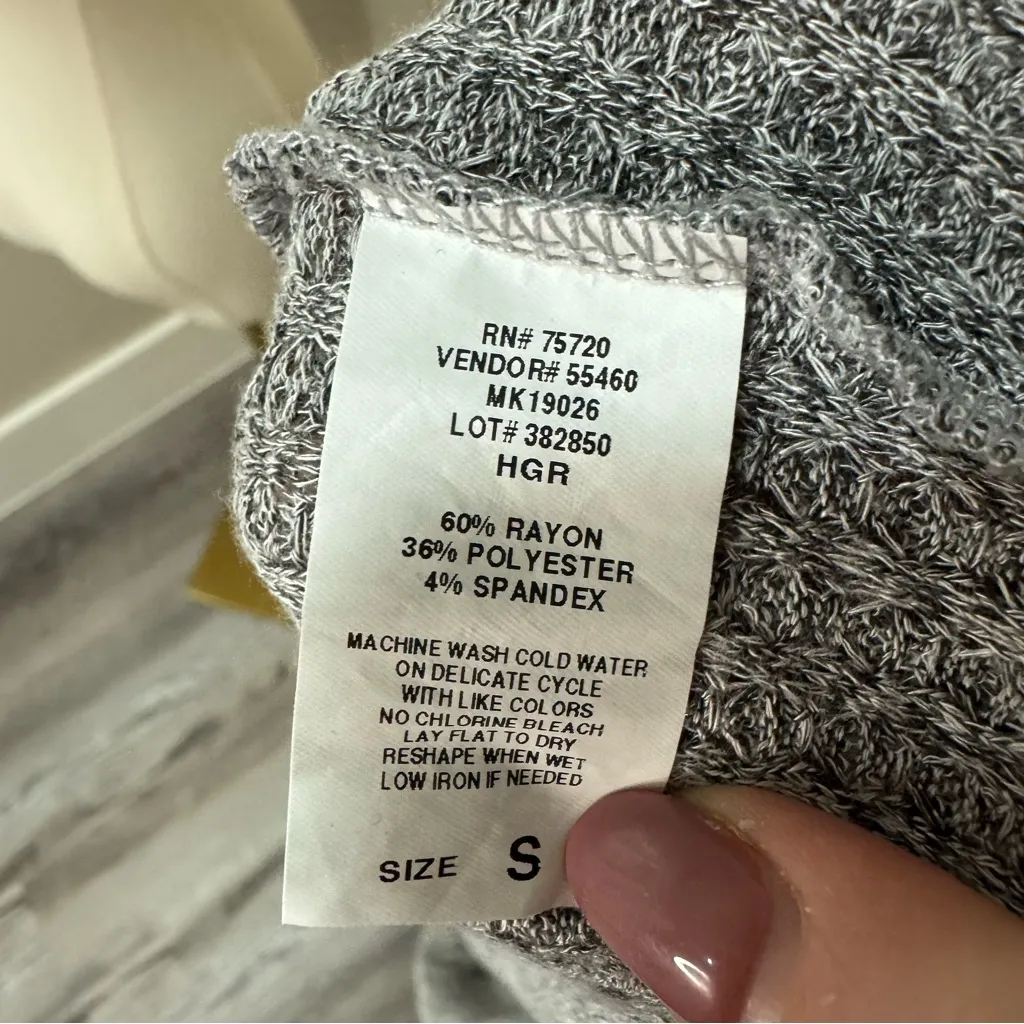 BKE grey Oversized Turtleneck Sweater Size S - Image 7