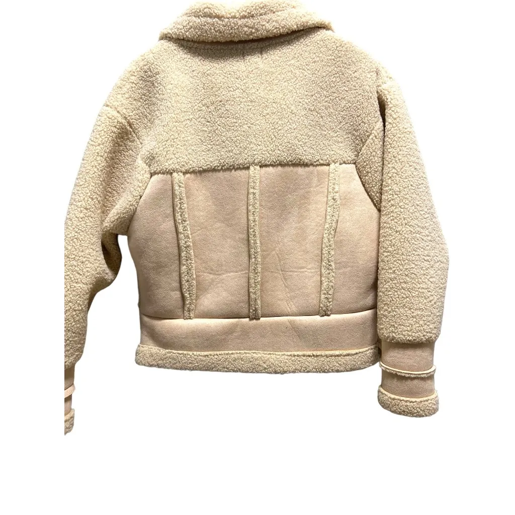 Princess Polly Moondance Jacket Beige Size S/M - Image 12