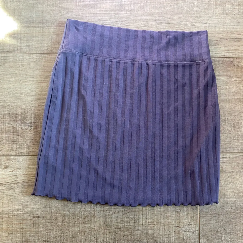 Aerie small brown OG groove ribbed mini bodycon skirt - Image 5