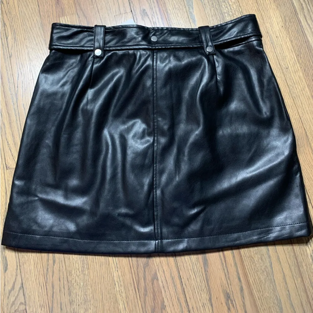 NWT 7 for all mankind leather skirt large - Image 6