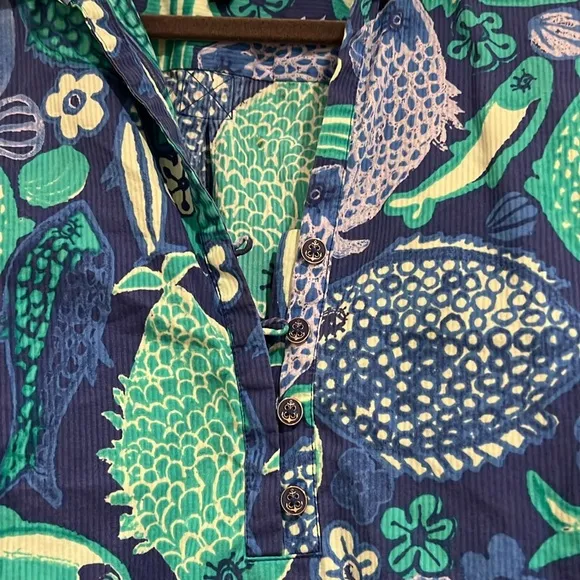 Talbots like new large tropical‎ fish top - Image 3