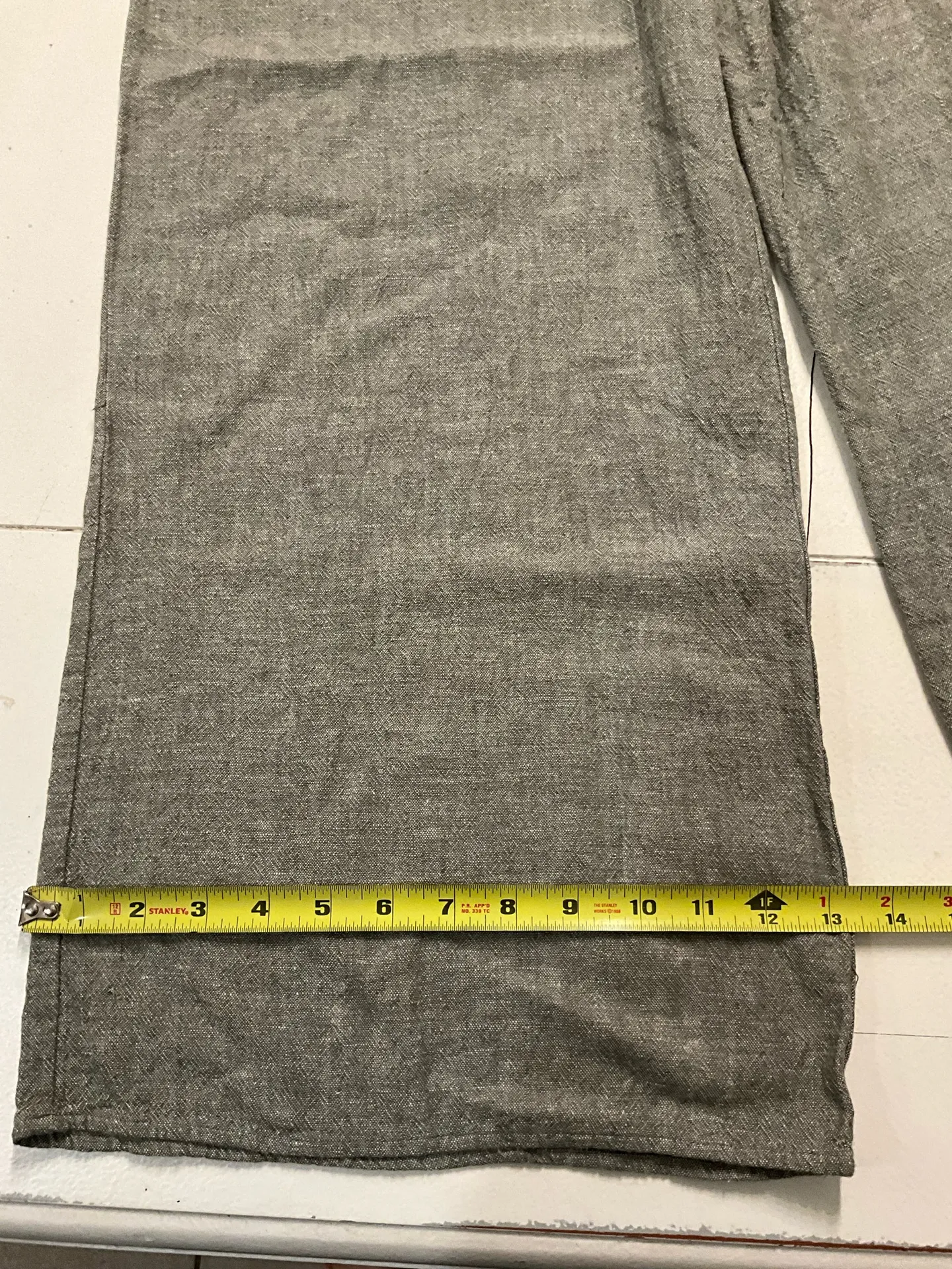 Versona linen look wide legged pants size L - Image 5