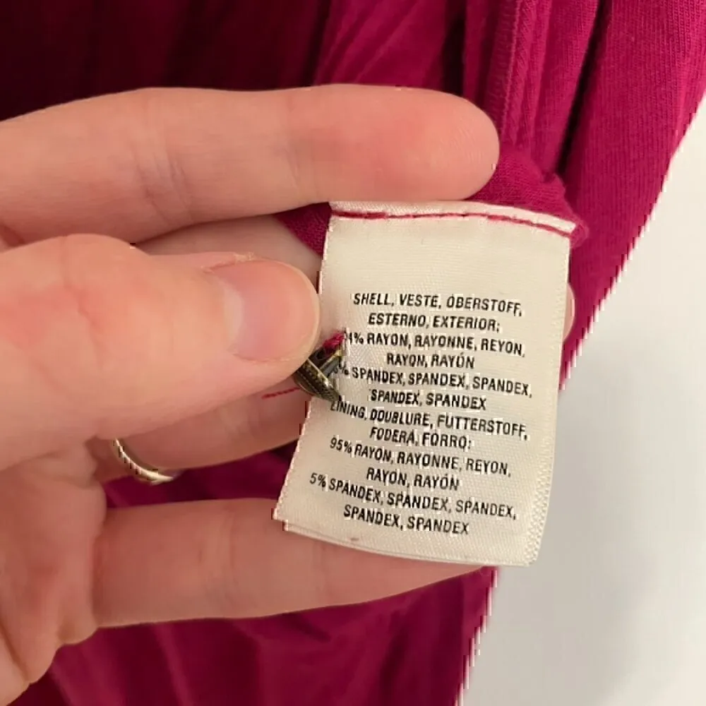 MOULINETTE SOEURS ANTHROPOLOGIE ANTHRO Alisande Jumpsuit Pink Crop Ankle NO BELT - Image 9