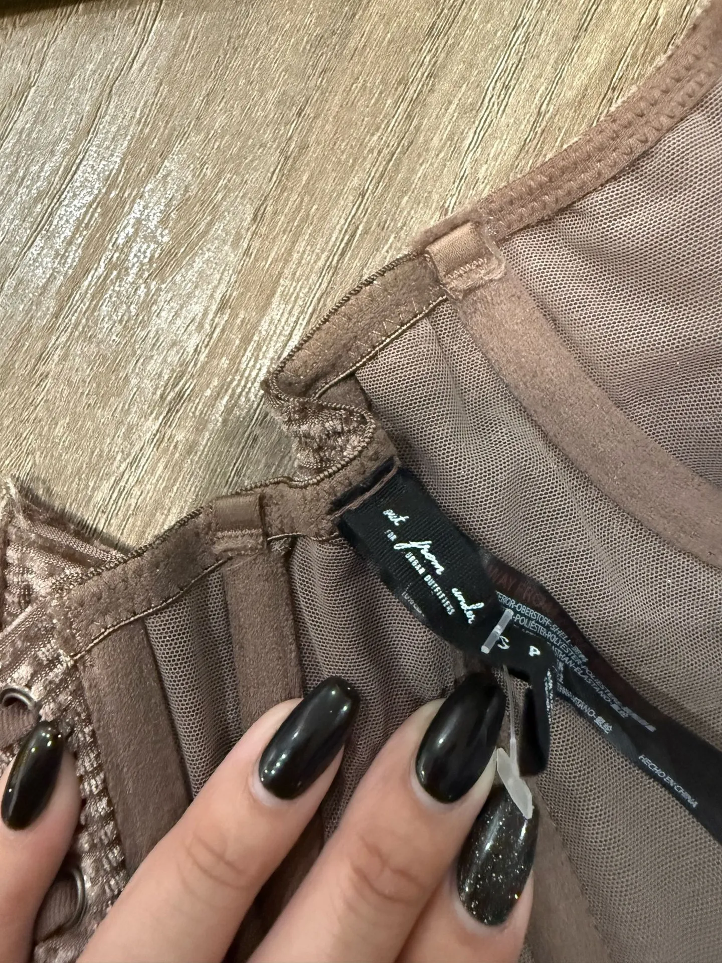 Urban Outfitters Out From Under Waffle Corset - Image 4