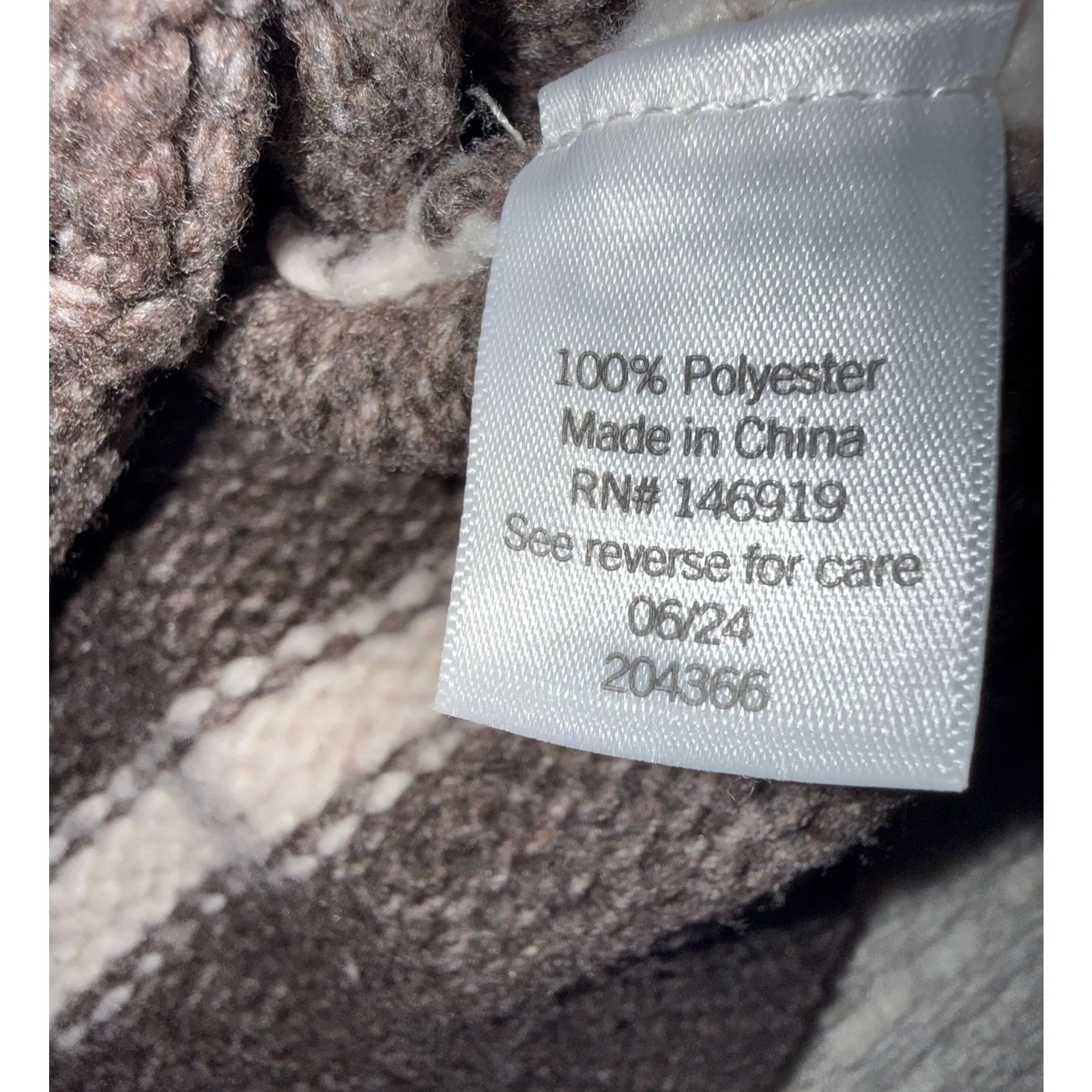 Lauren Conrad Cable Knit Striped Sweater XL Brown White Crew Neck Long Sleeve - Image 4