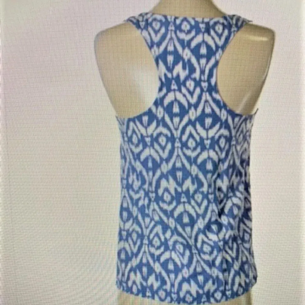 Kenar‎ blue sleeveless tank blouse M - Image 2