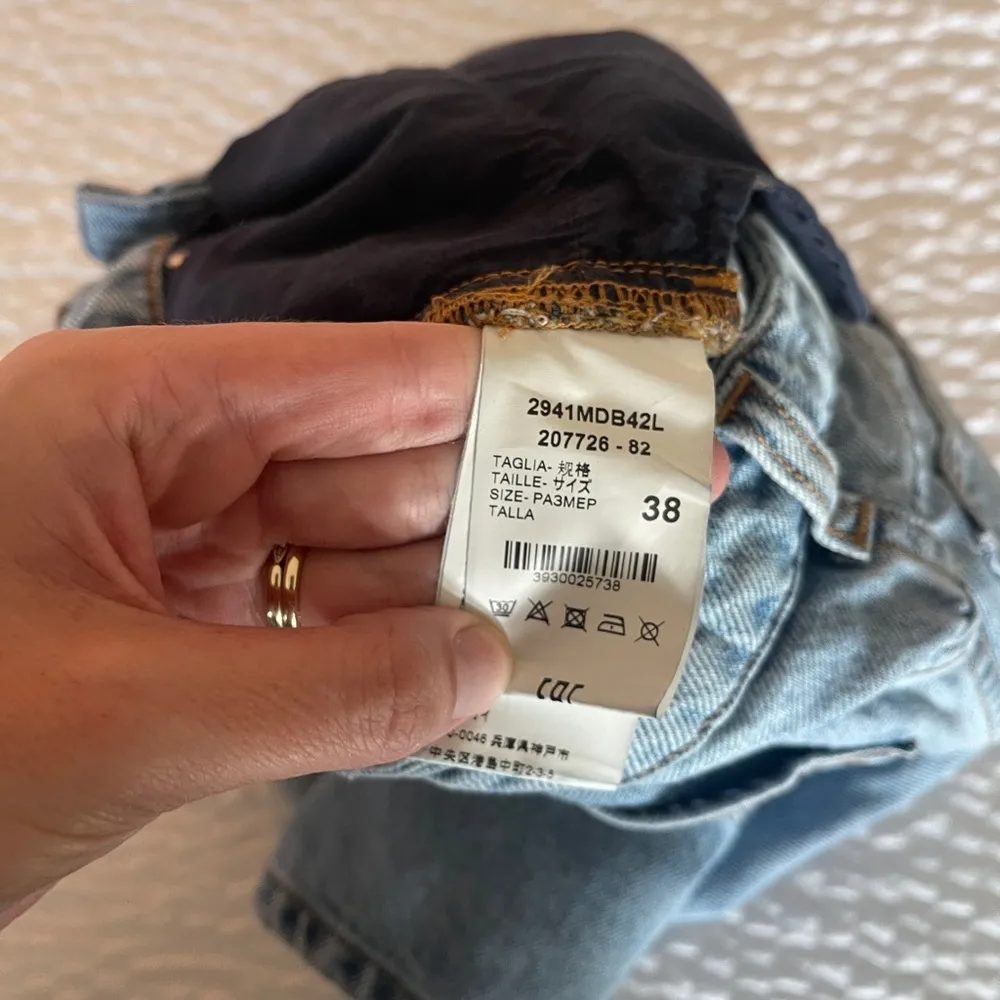 MSGM Denim Bermuda Shorts light wash made in Italy size 38 indie sleaze Blue - Image 6