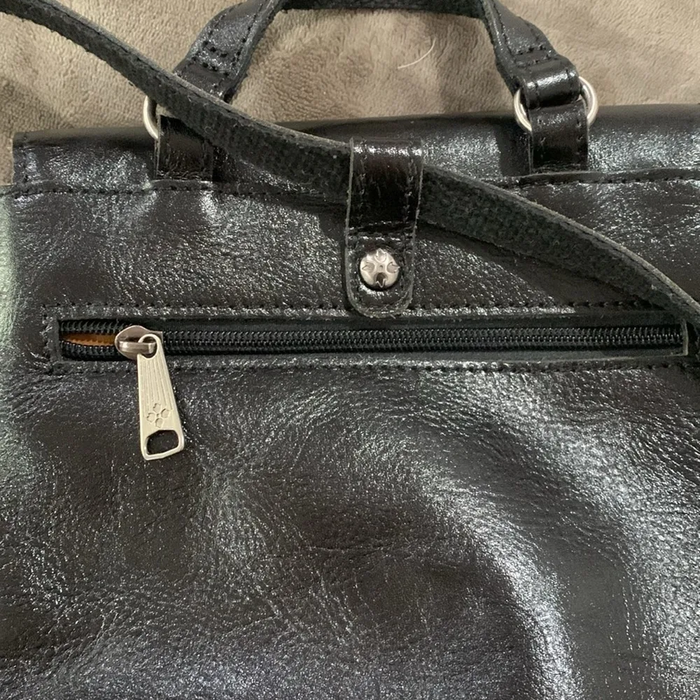 Patricia Nash - Vatoni Convertible Black Leather Backpack - Image 6