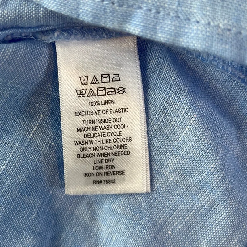 C&C California Linen Off Shoulder Womens Top Sz M Rainbow Cottage Boho Festival - Image 12