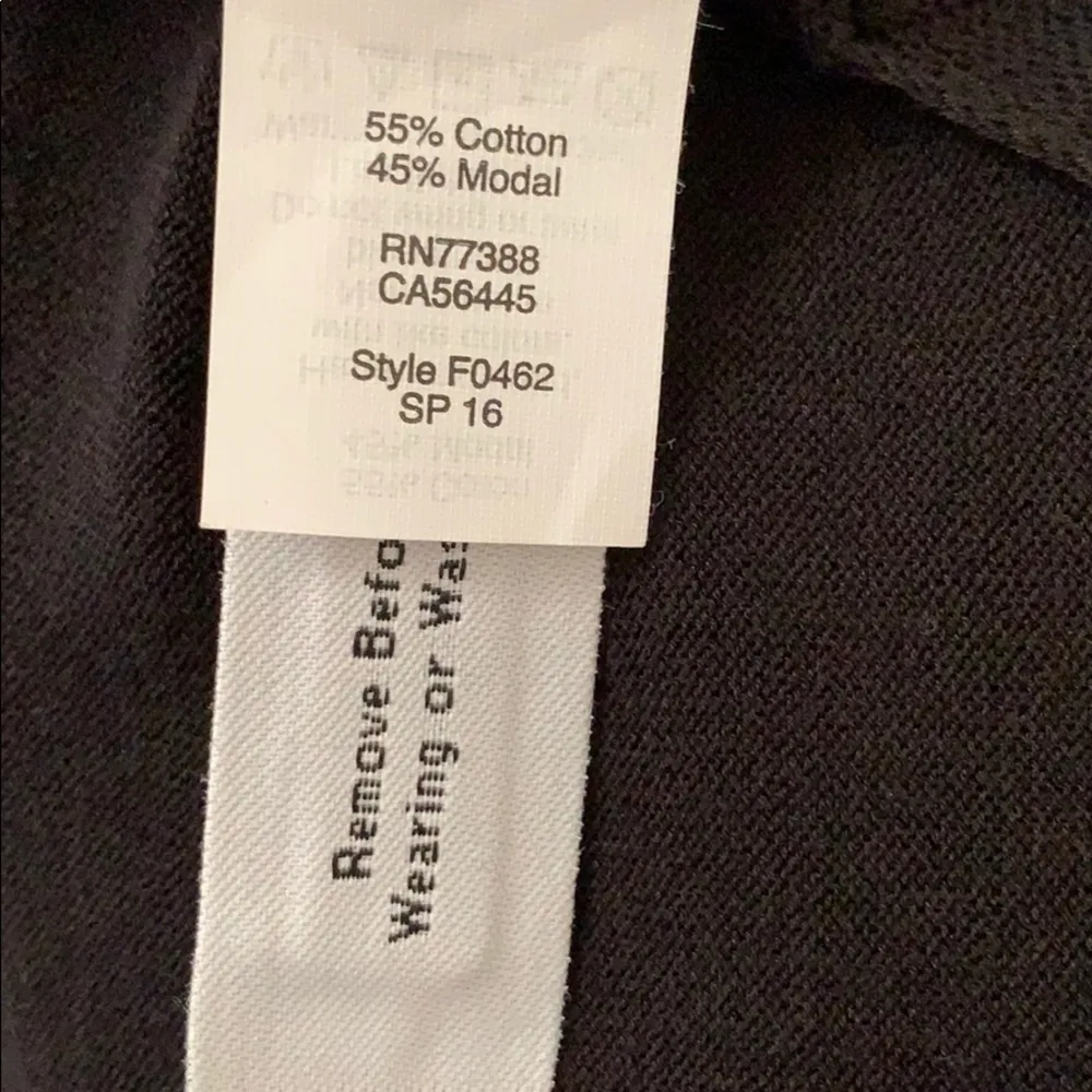 Madewell black vest XXS cotton modal pockets RARE HTF WORN ONCE BEAUTIFUL - Image 6