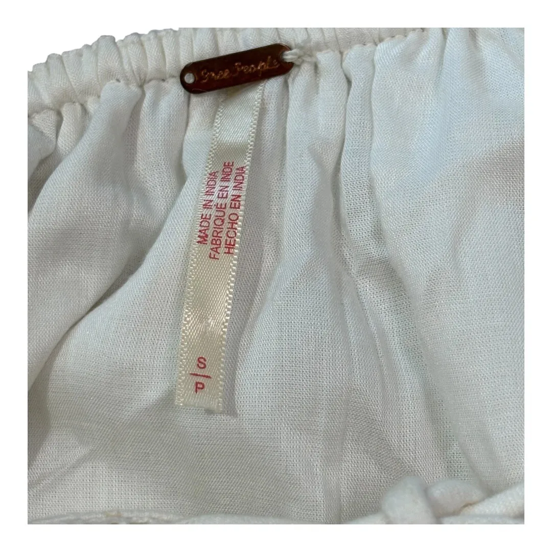 Free‎ People Desert Days Mini Dress White Sleeveless Halter Women Size Small - Image 15