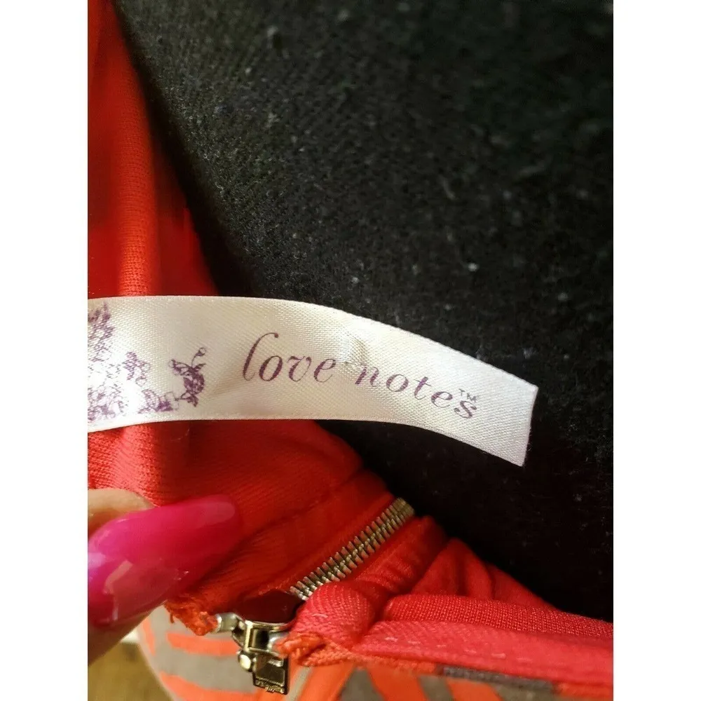 Love Notes ~ Size Small ~ Unique Print Dress - Image 9