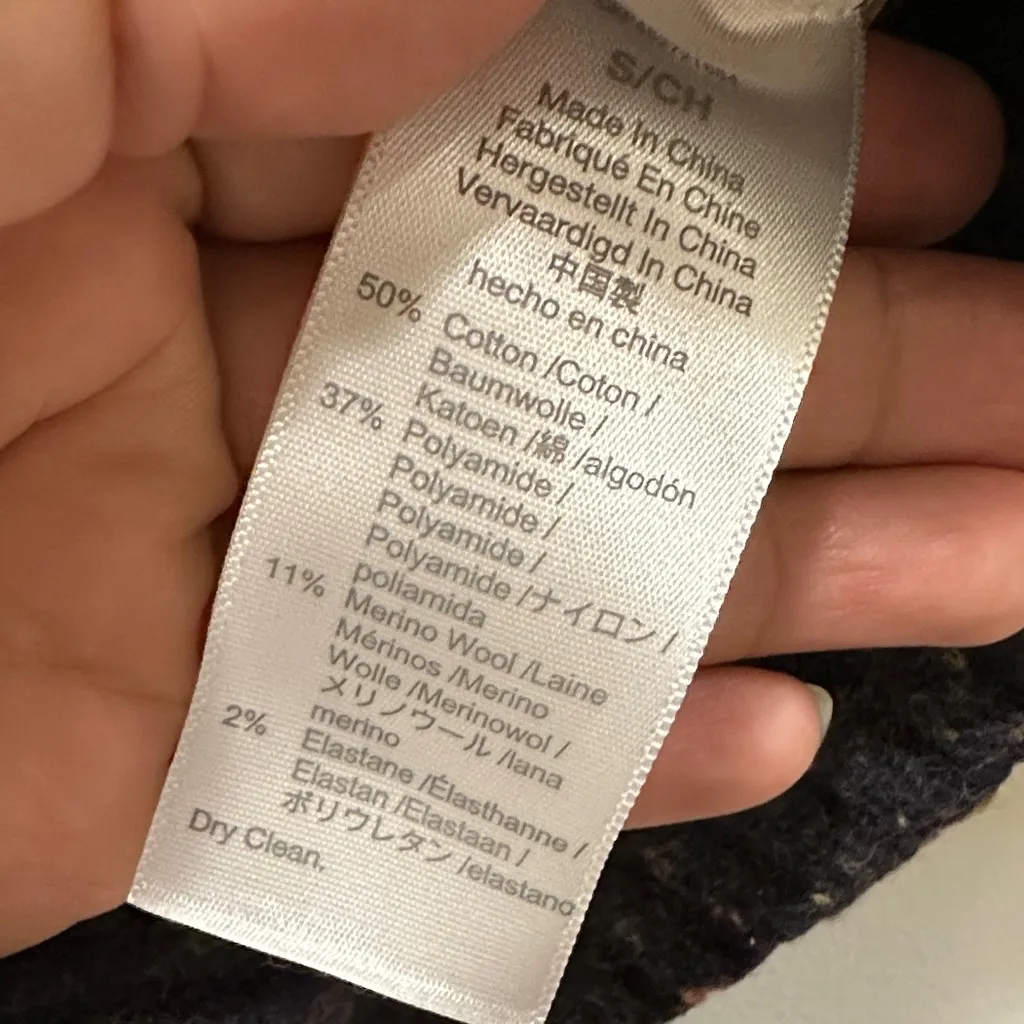 Madewell Black and Tan Plaid Cardigan - Image 6