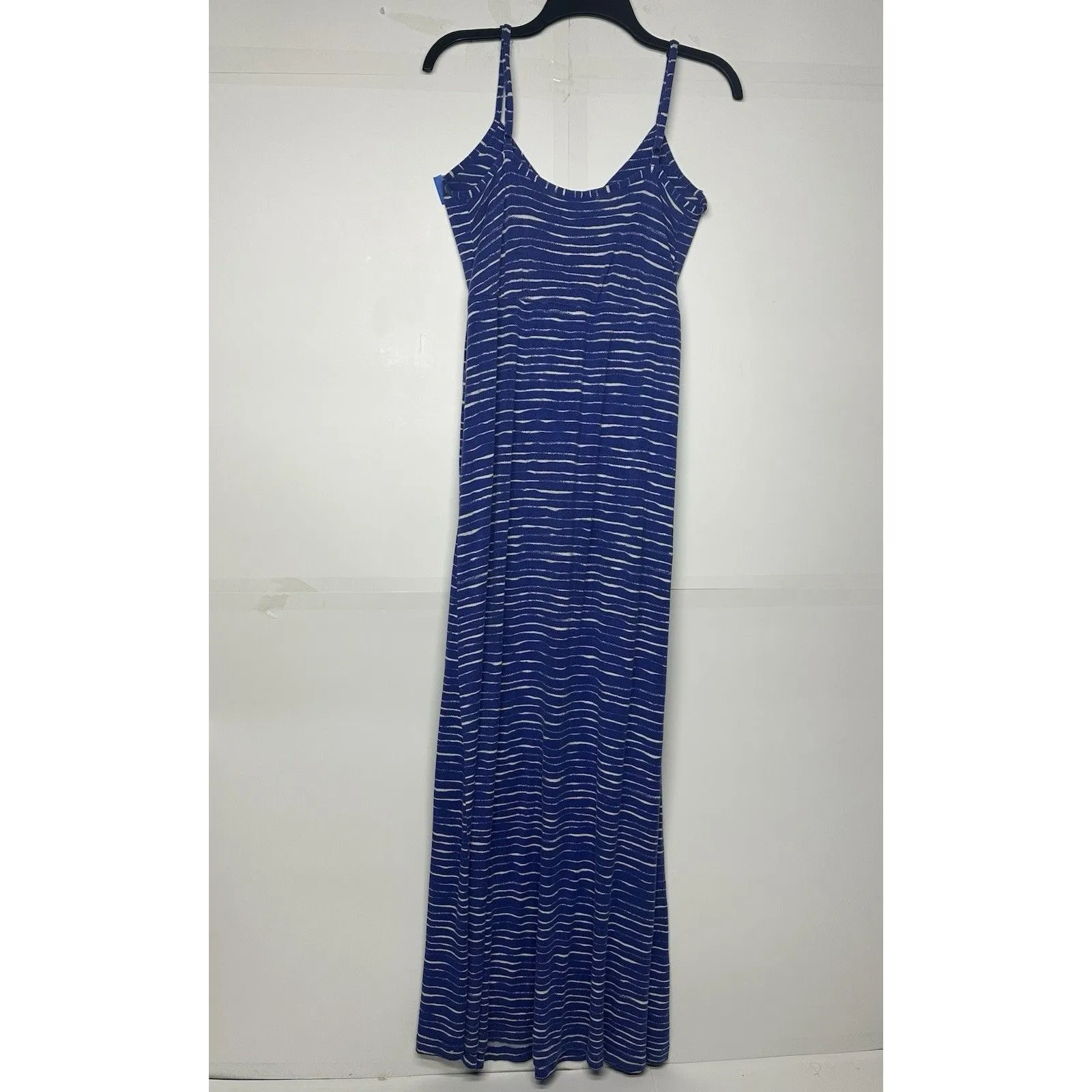 GAP Women’s Maxi Dress XS Blue White Striped Sleeveless V-Neck Summer Beach - Image 7