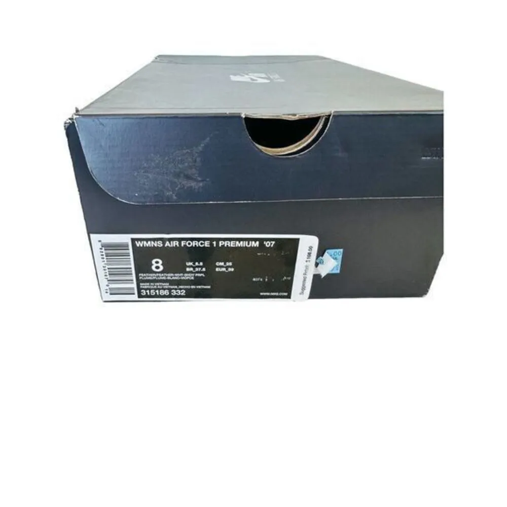 WMNS Air Force 1 Low Premium '07 Feather Gray White NWB Woman's Size 8 315186332 - Image 13