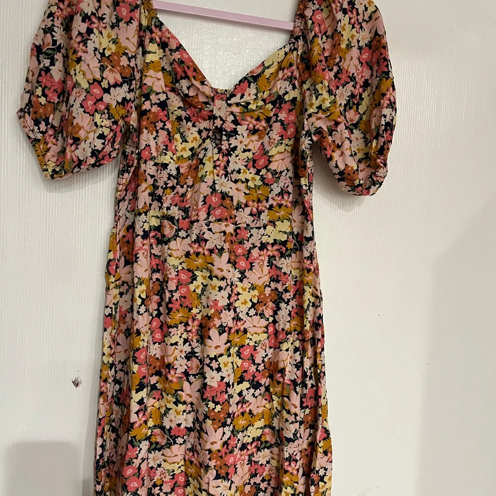 Billabong Multicolor Floral Mini Dress - Image 4