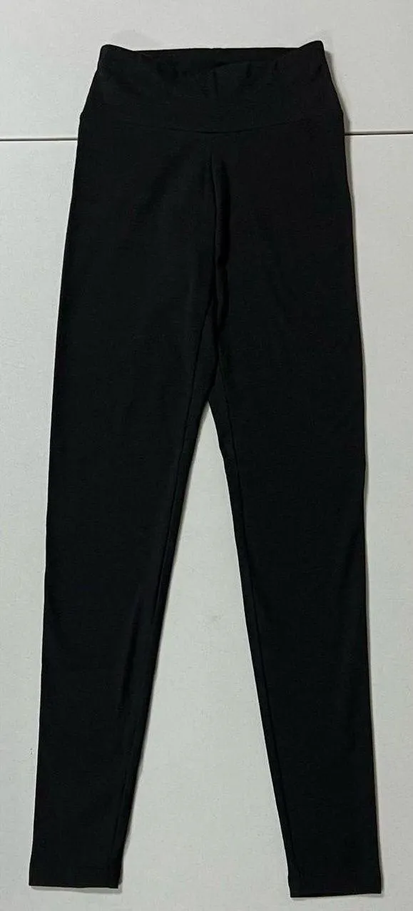 Black High-Rise Leggings Pants Bottoms Size XXS 👣 - Image 2