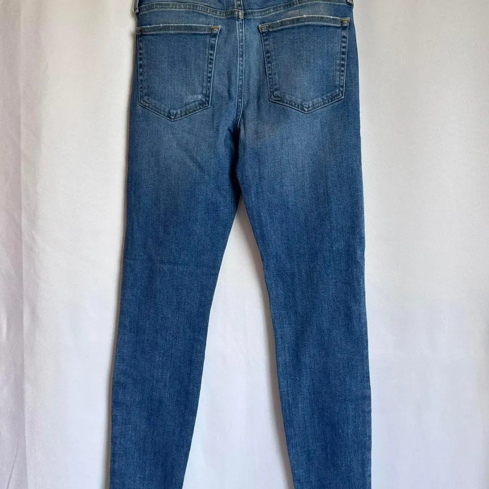 Etica Brand New Purposeful Paint Splatter High Rise‎ Jeans Women's Size 26 Blue - Image 3