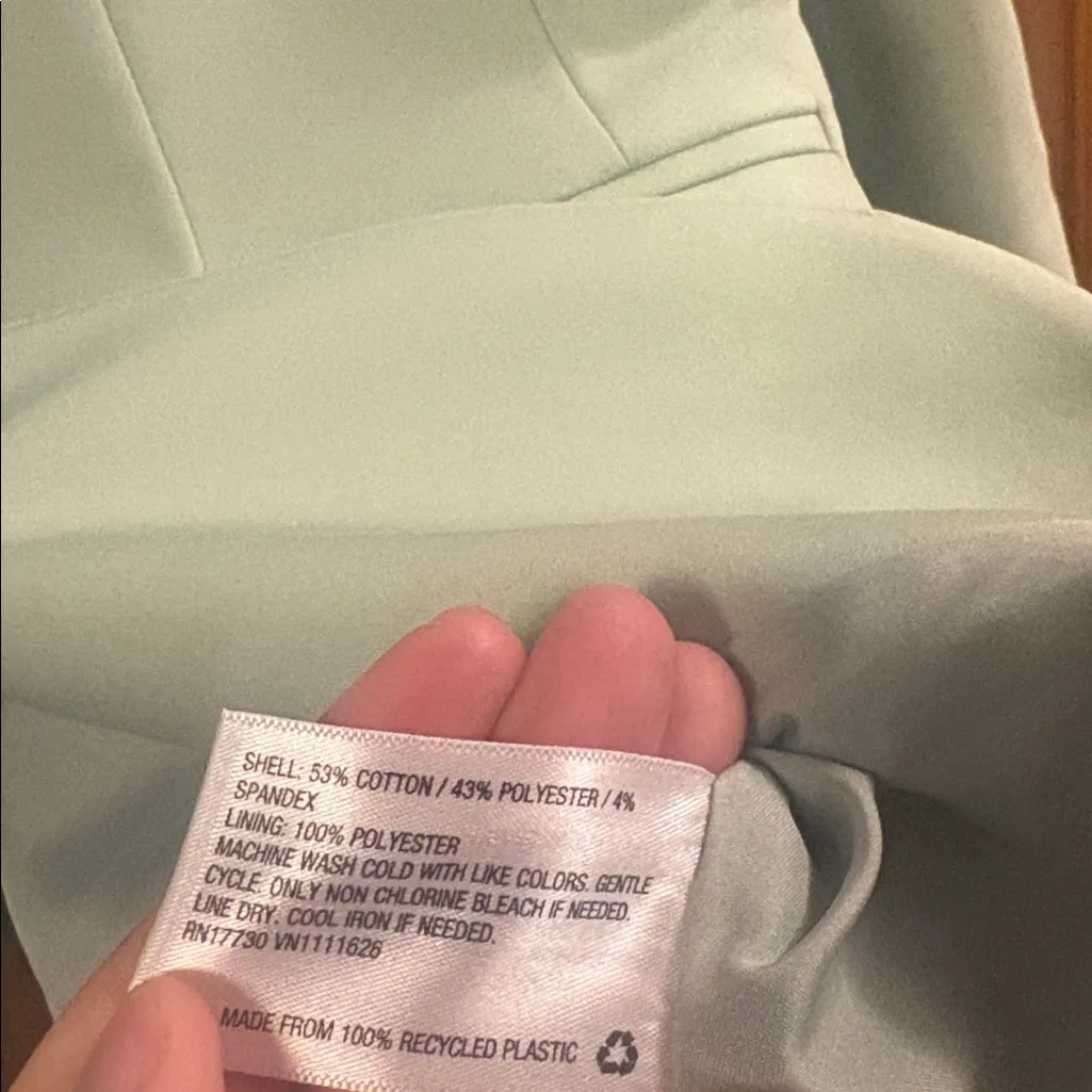 A New Day Mint Green Size 8 Blazer Jacket New With Tags - Image 6