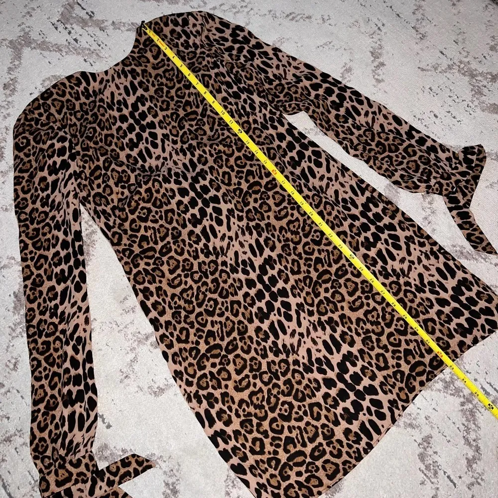 Dress the Population Dahlia Leopard Dress Small - Image 3