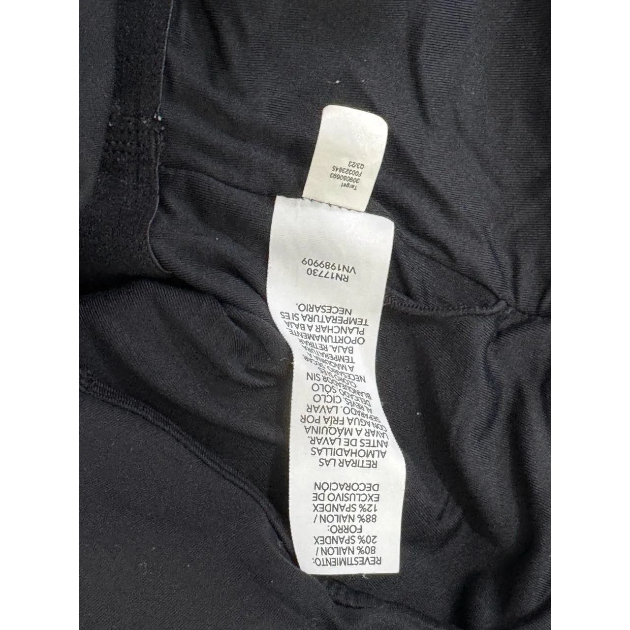 JoyLab Black With Gold  Stripes Active Crop Tank‎ (XXL) - Image 7