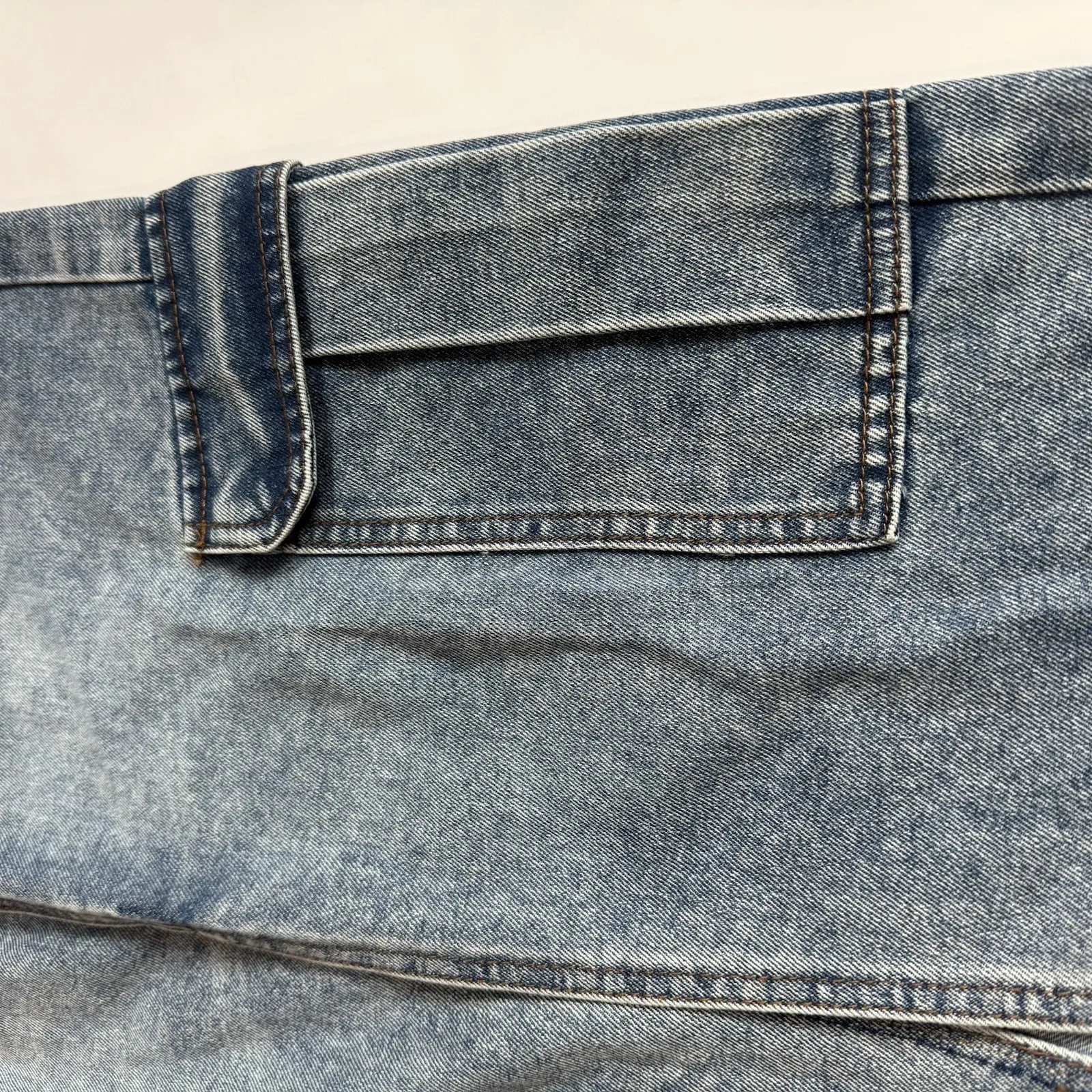 New Love Fire Cargo Denim Skirt Jr Women 3 Blue Jean Pocket Maxi 100% Cotton Y2K Size undefined - Image 6