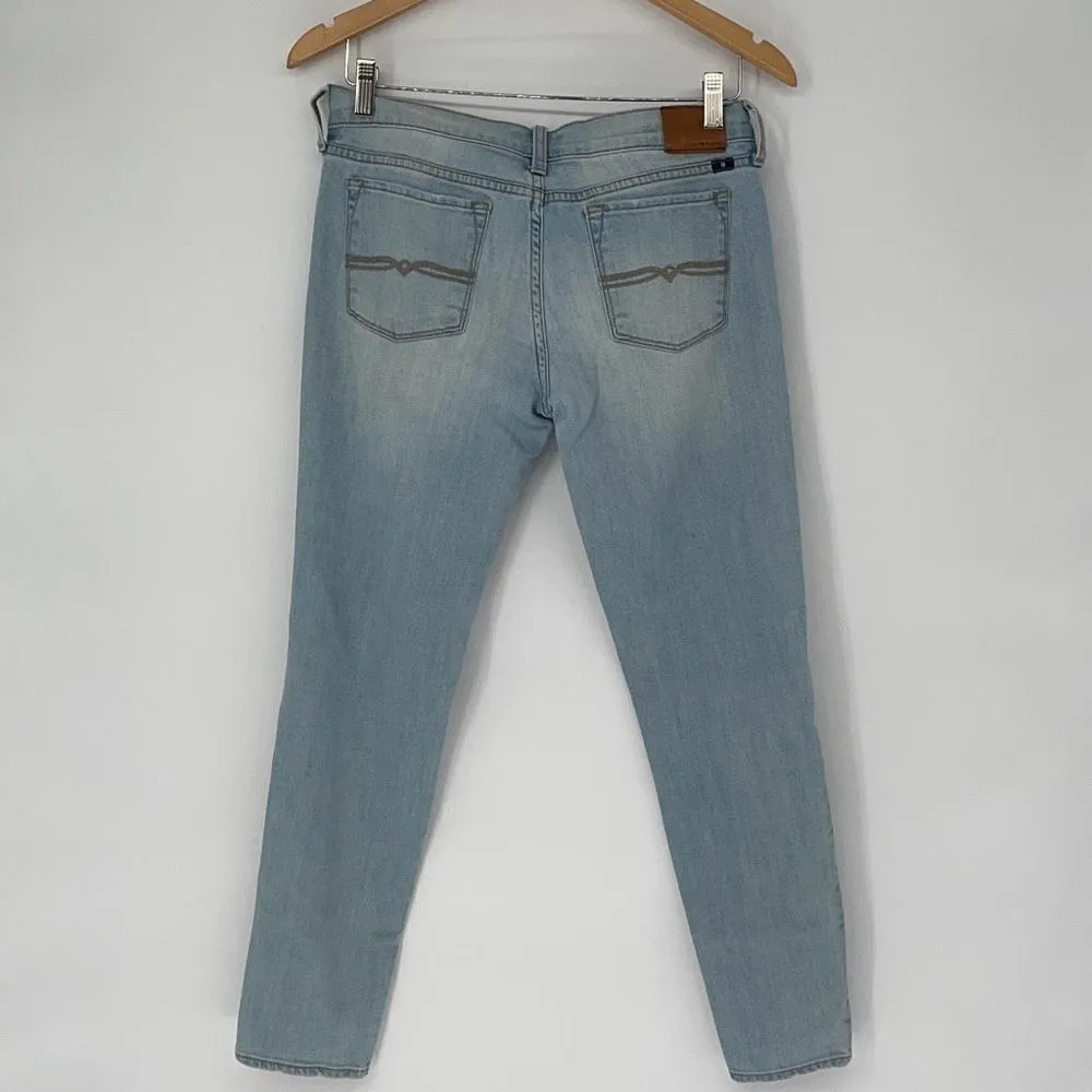 Lucky Brand Womens Low Rise Stretch Charlie Skinny Denim Jeans Light Wash Size 6 - Image 4