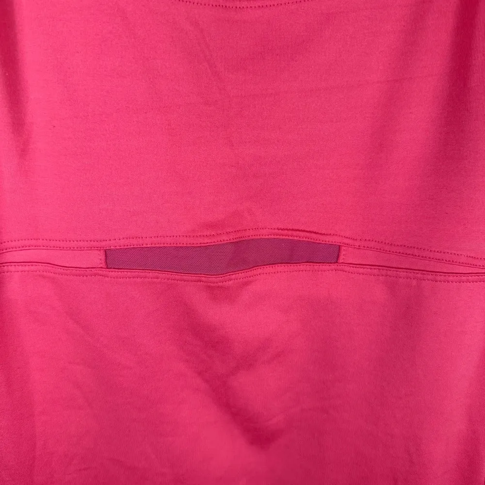 Athleta Double Take Tennis Tank Built‎ in Bra Bright Pink Size Small Activewear - Image 2
