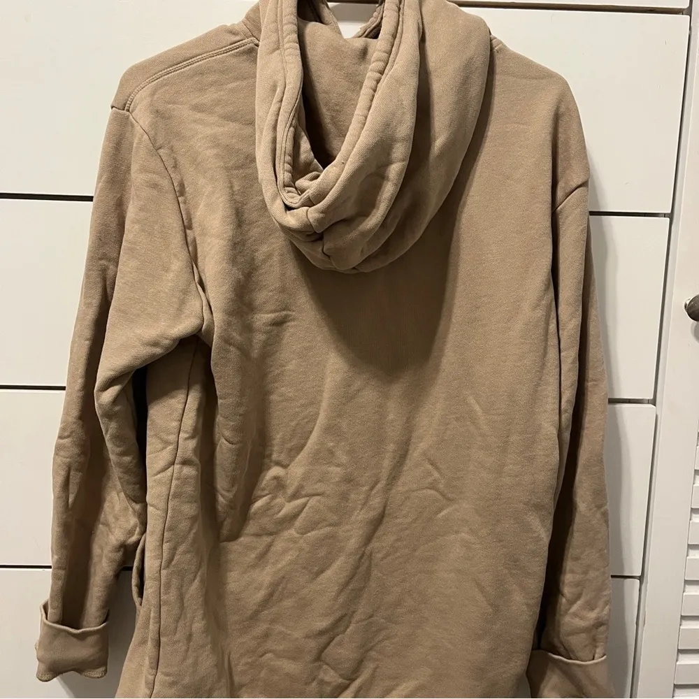 Adidas Tan Sweatshirt Hoodie - Image 3
