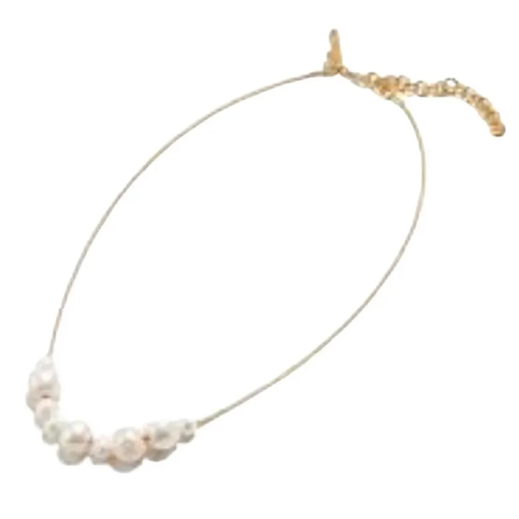 NWOT Lele Sadoughi  Gold and White Pearl Necklace - Image 7
