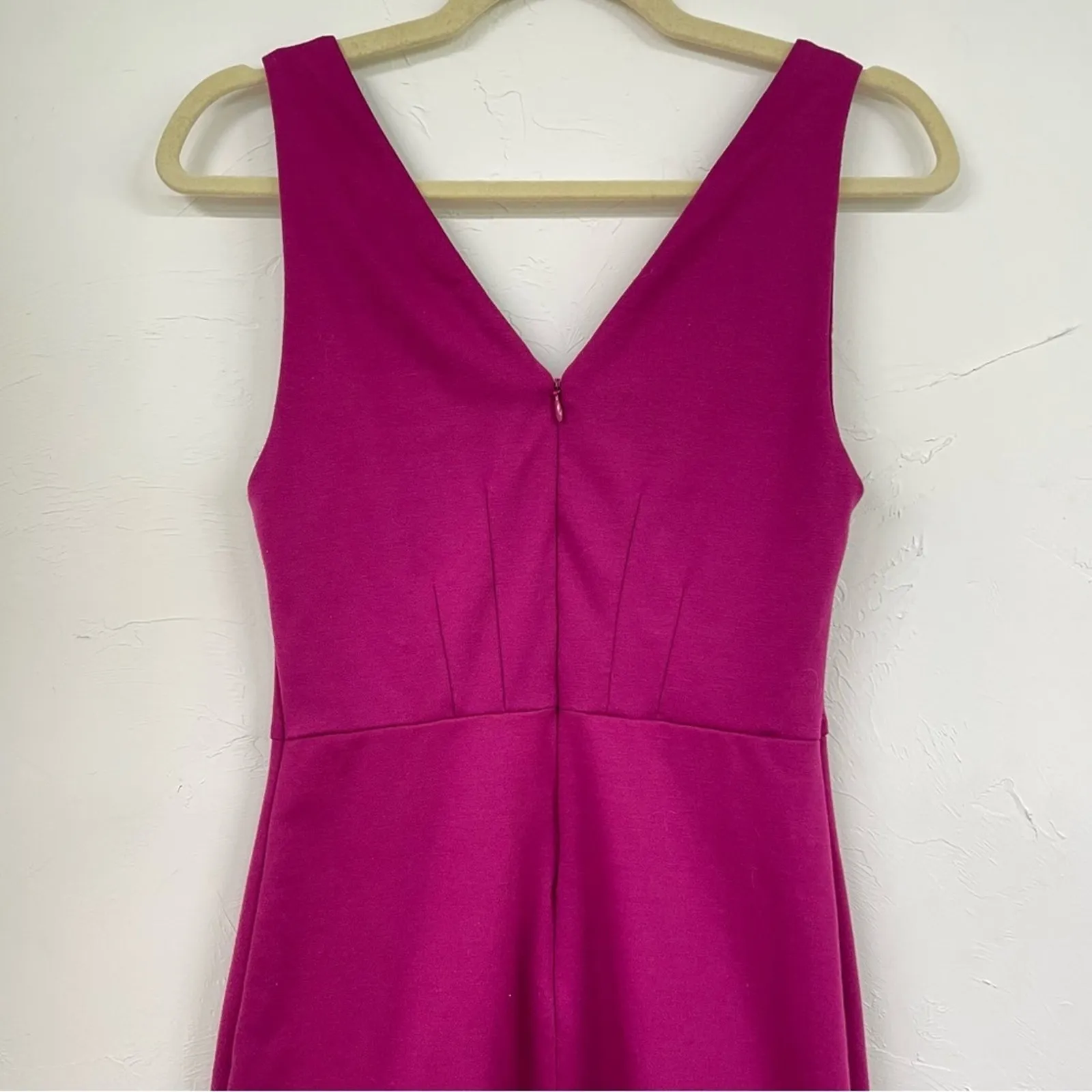 Jack Magenta Sleeveless Bodycon Mini Dress Sheath Womens S Career Business - Image 6