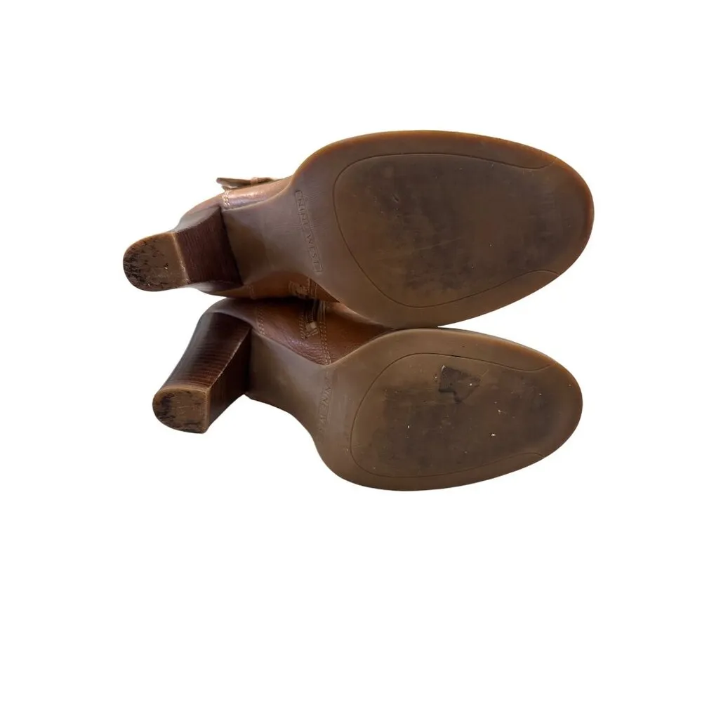 Nine West Womens Brown Leather Knee-High Boots Size 7.5M SKU 7166 - Image 10