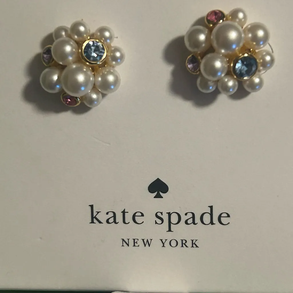 Kate Spade Multicolor Pearl Earrings - Image 2