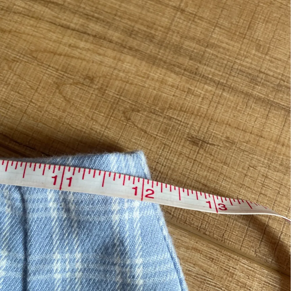 John Galt Brandy Melville Plaid Cara Mini Skirt Size XS blue plaid academia - Image 8