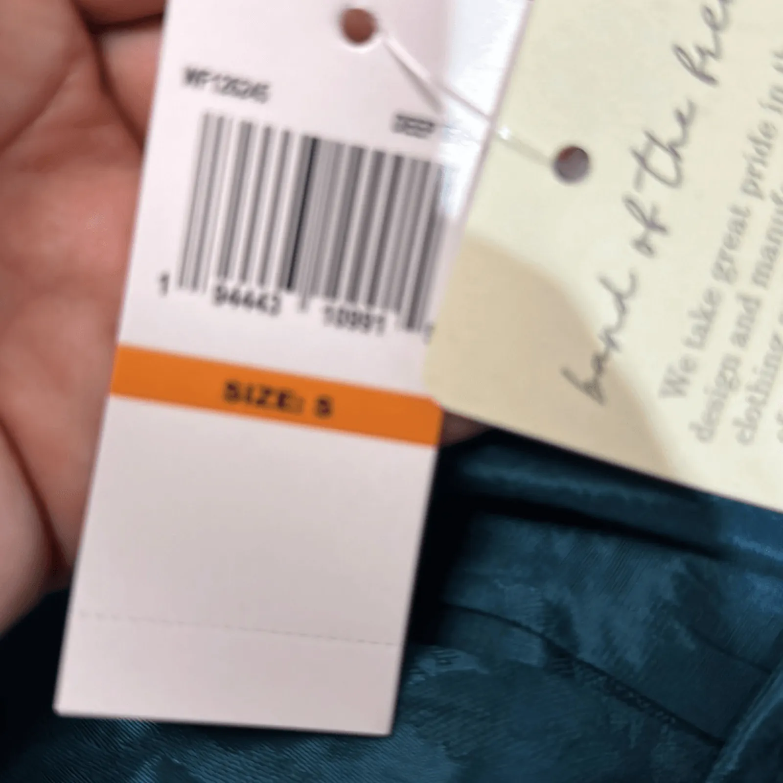 Band of Gypsies, Camille Teal Crop Top with Celene Layered Midi Skirt Small - Image 9