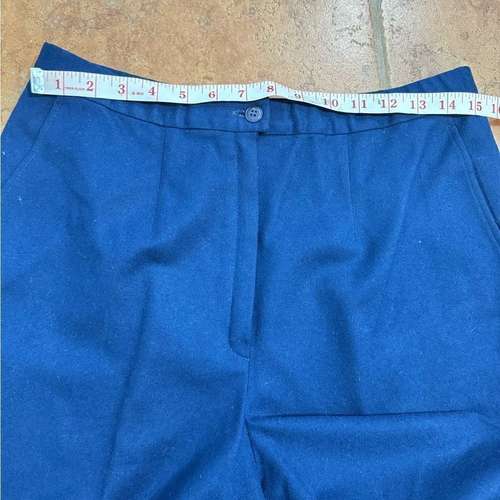 Pendleton Vintage 100% Wool Blue fully lined pants/Jacket suit Women's size 12 - Image 10