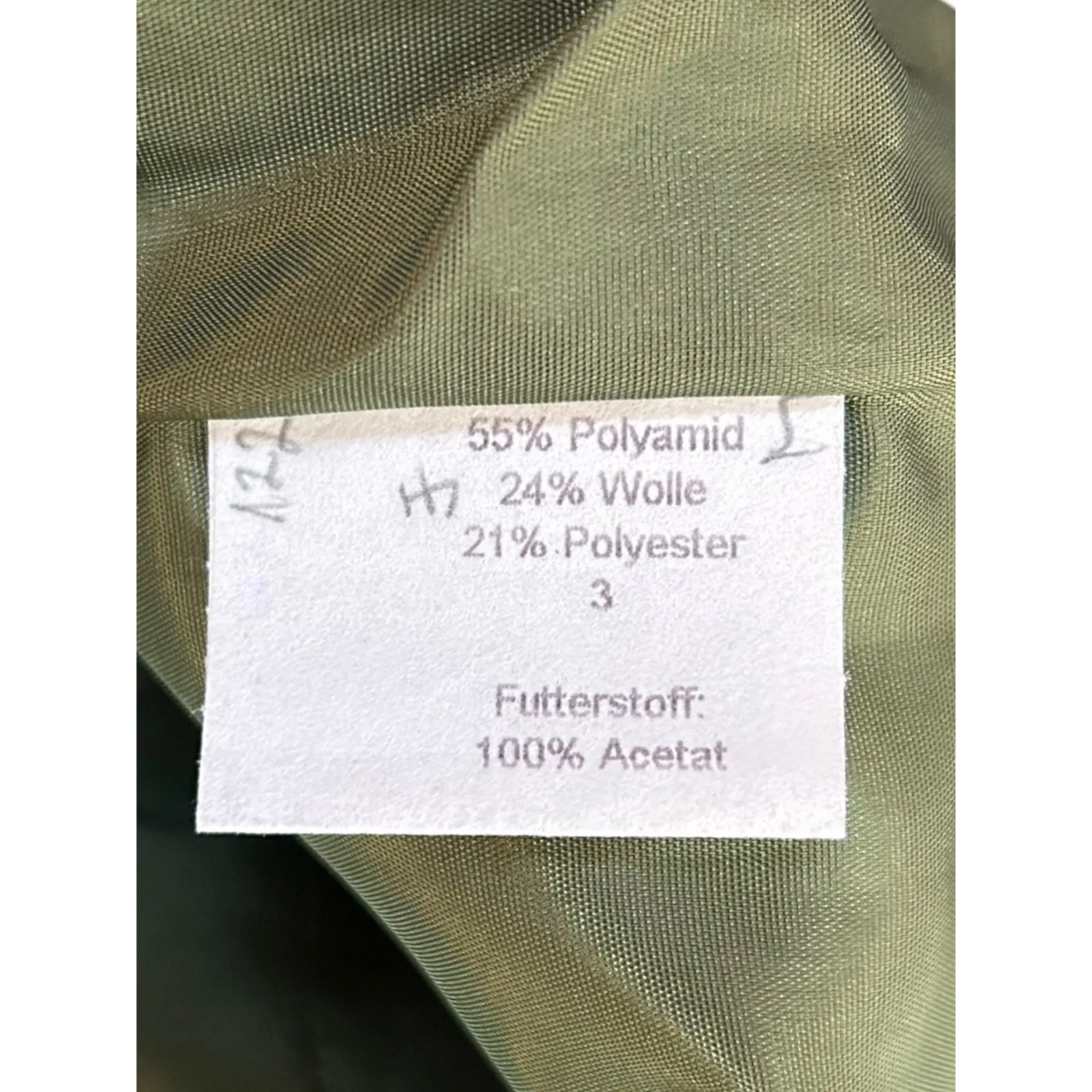 Berwin Wolff Wool Blend‎ Vest Women's Size 40 Green Zip Up Pockets Sleeveless Size M - Image 6