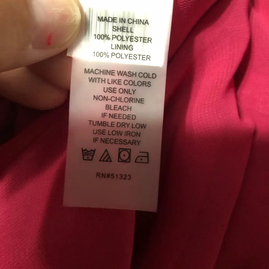 Vince‎ Camuto NWT pink silky side slit dress summer oasis women’s plus size 2X - Image 15