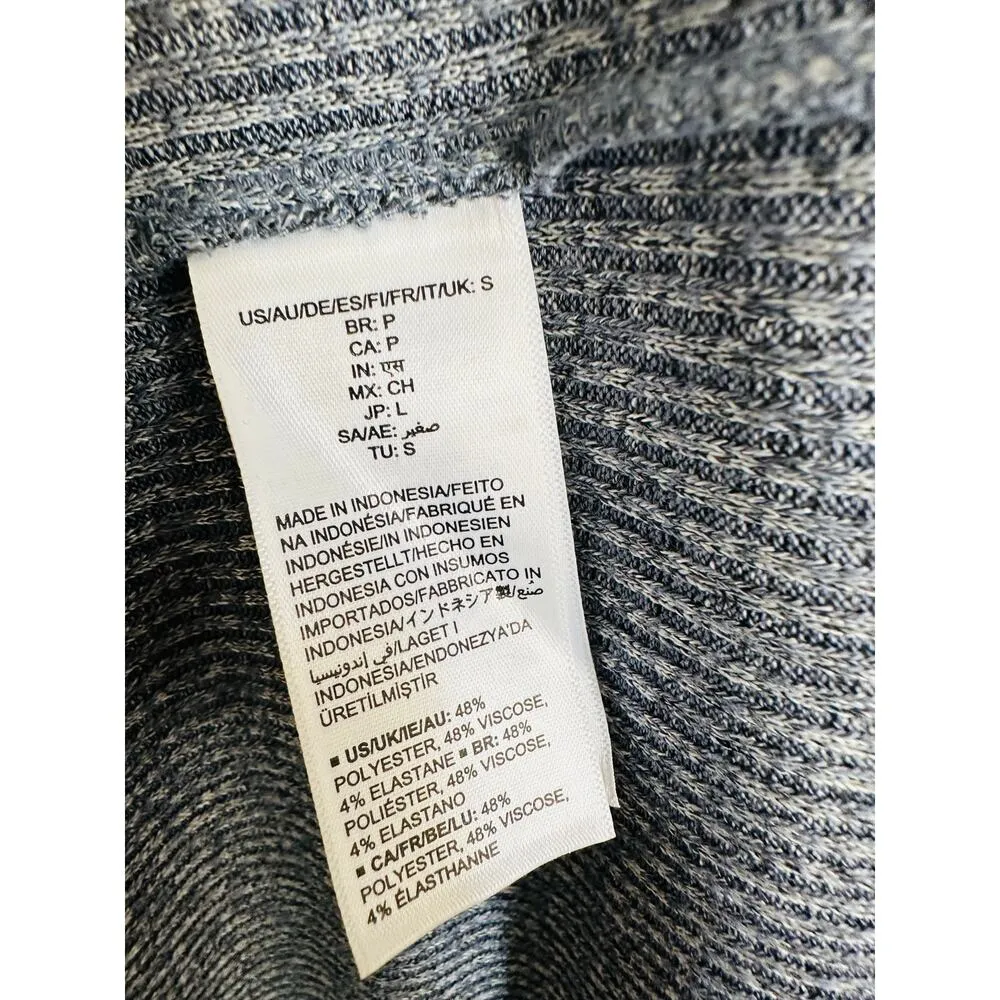 NEW Daily Ritual Heather Blue Jersey Knit Midi Sleeveless Dress Size Small - Image 8