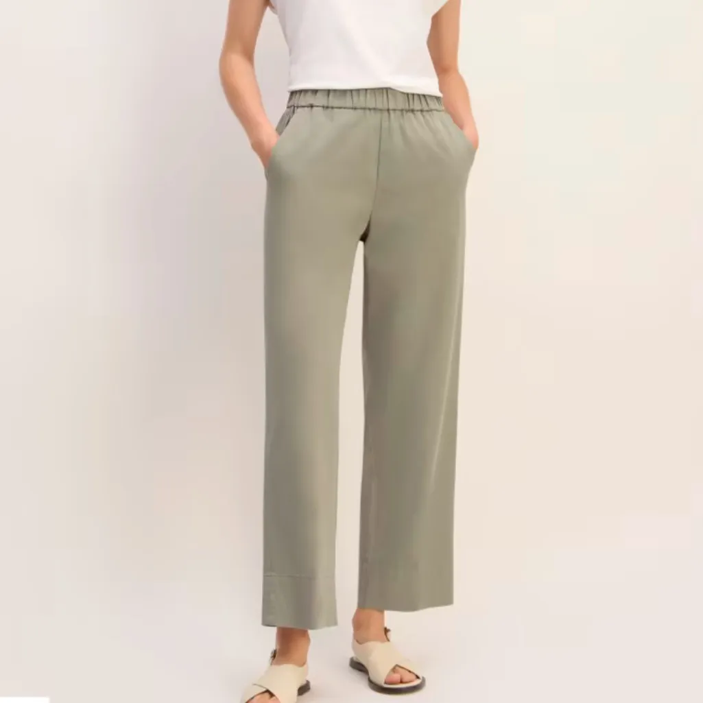 Everlane The Easy‎ Pant Twill Pull On Cotton Size 6 - Image 8