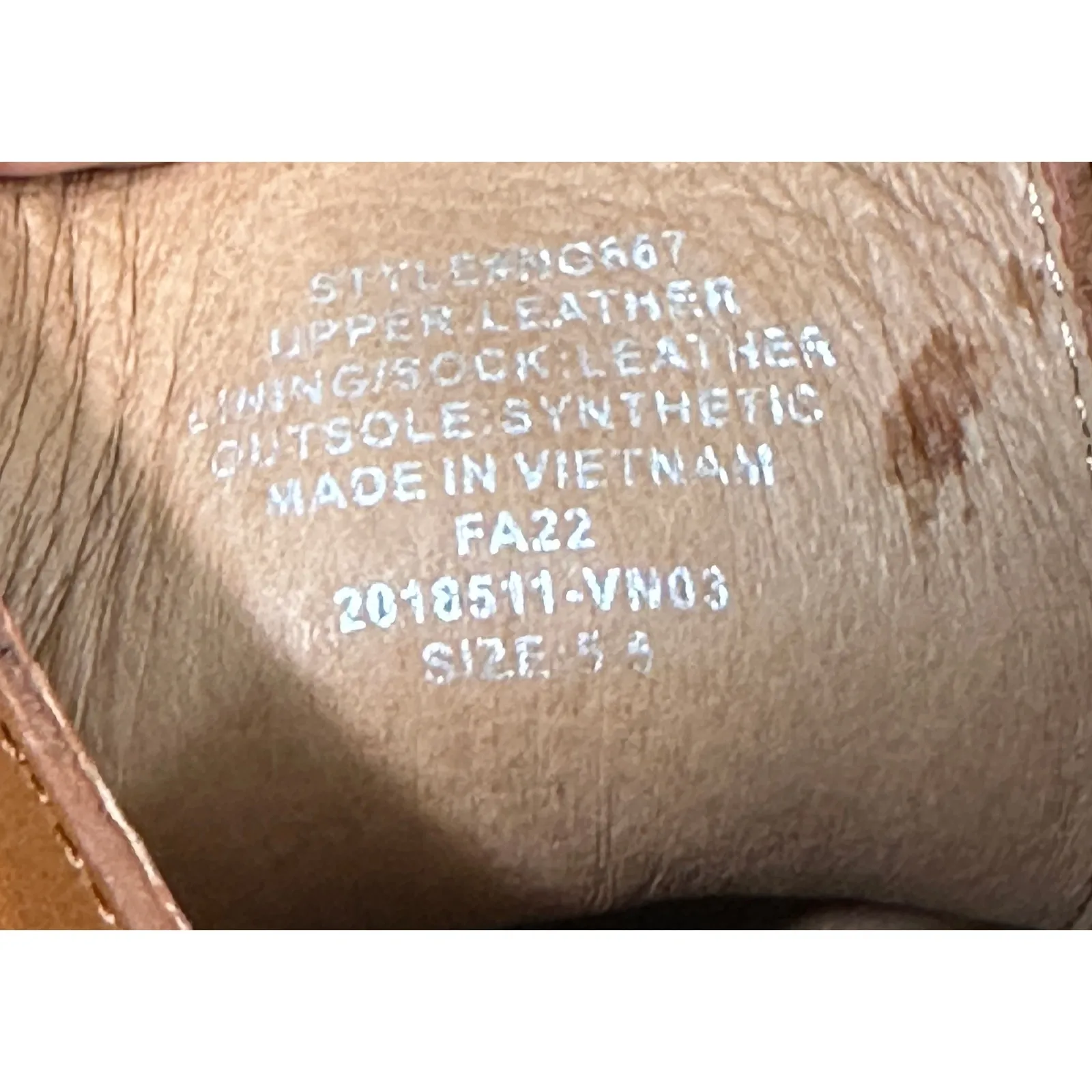 Madewell The Rayna Lace-Up Boot English Saddle Leather Size 5.5 NIB Combat Boot - Image 14